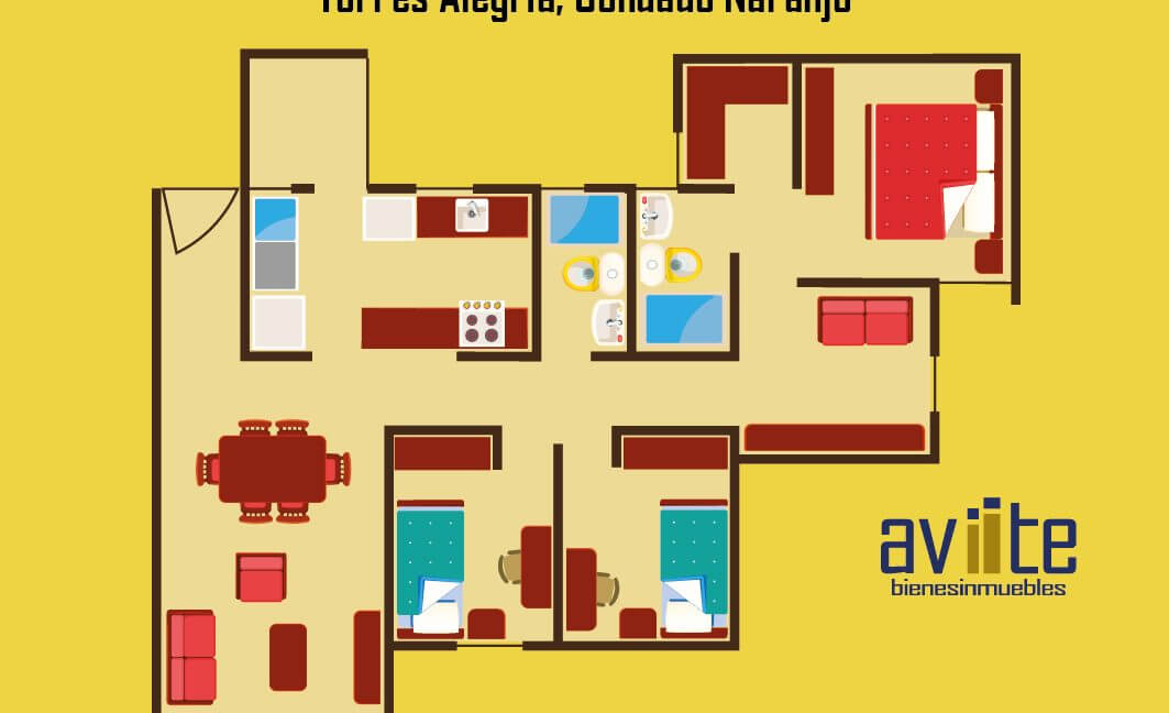 A1338 Plano apartamento Alegria 96 CN