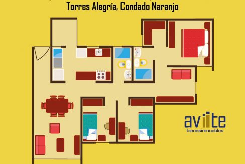A1338 Plano apartamento Alegria 96 CN